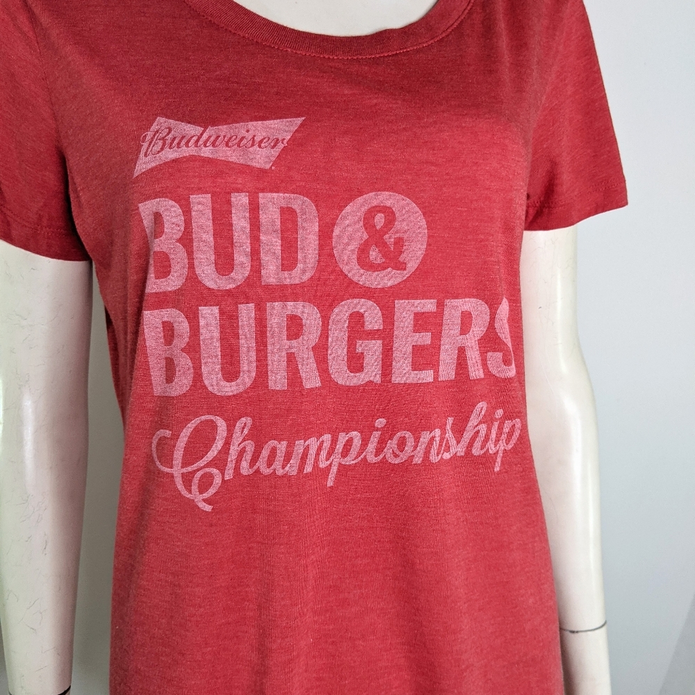 BUD & BURGERS CHAMPIONSHIP STAFF RARE SHIRT